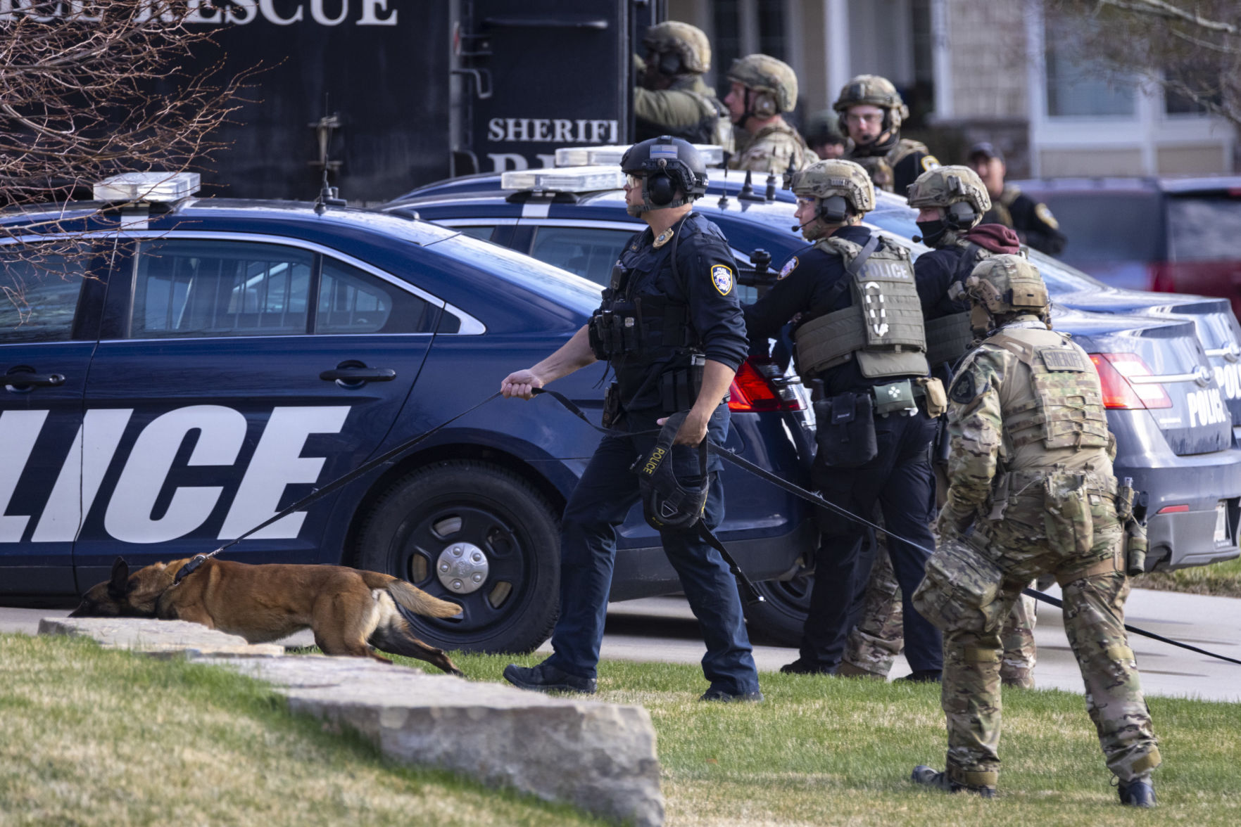 Police standoff